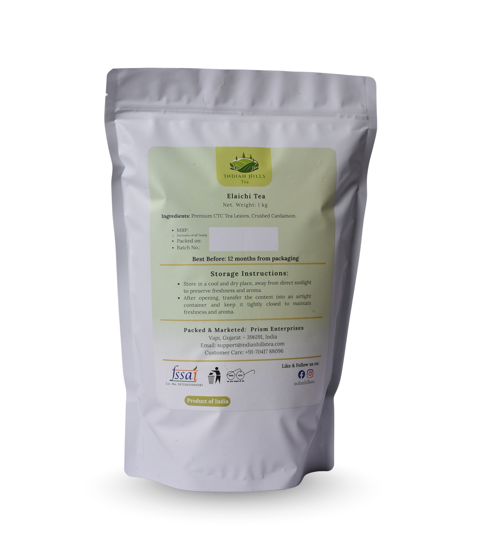 Indian Hills - Elaichi Tea – 1kg - Image 2