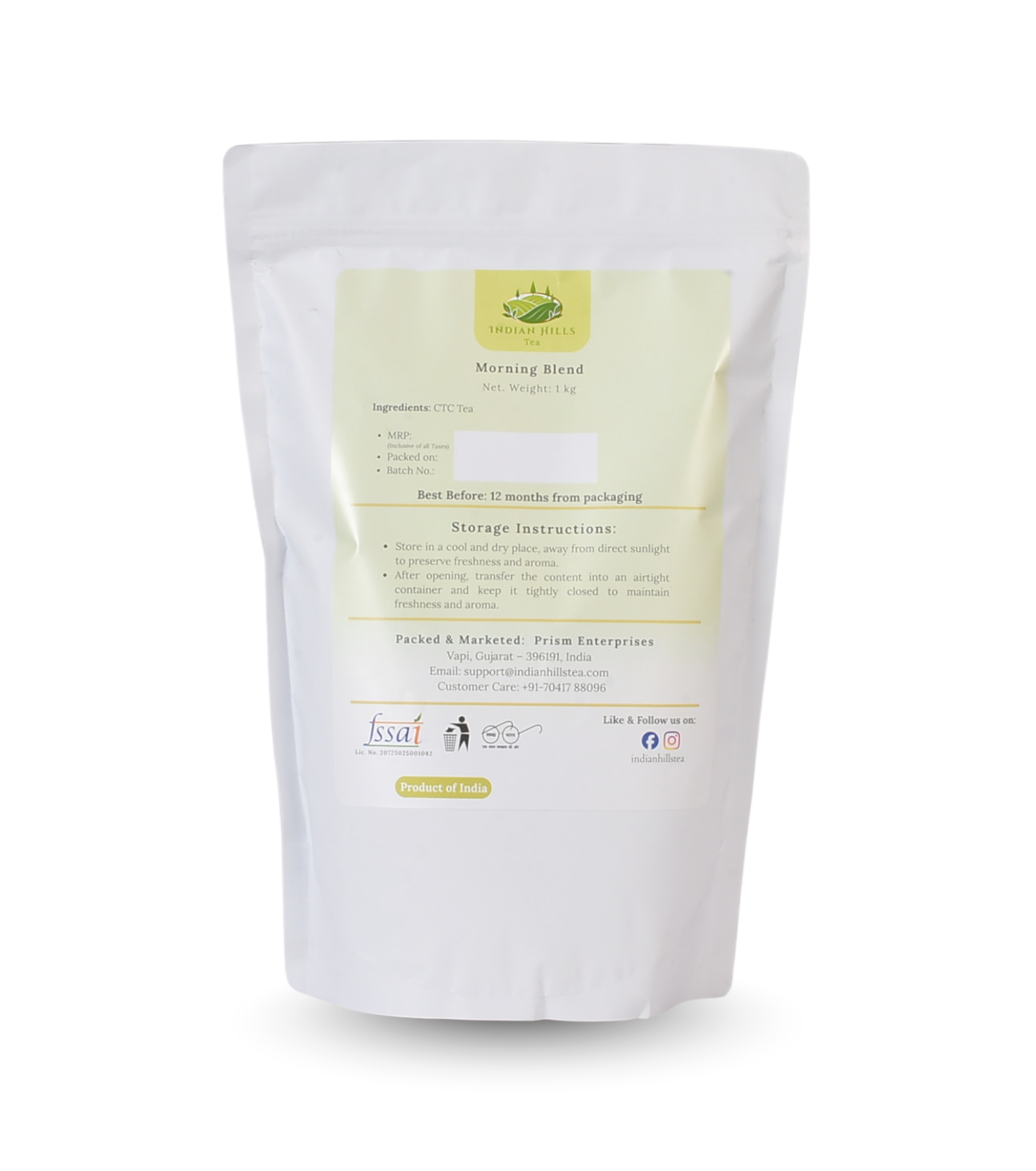 Indian Hills - Morning Blend - 1Kg - Image 2